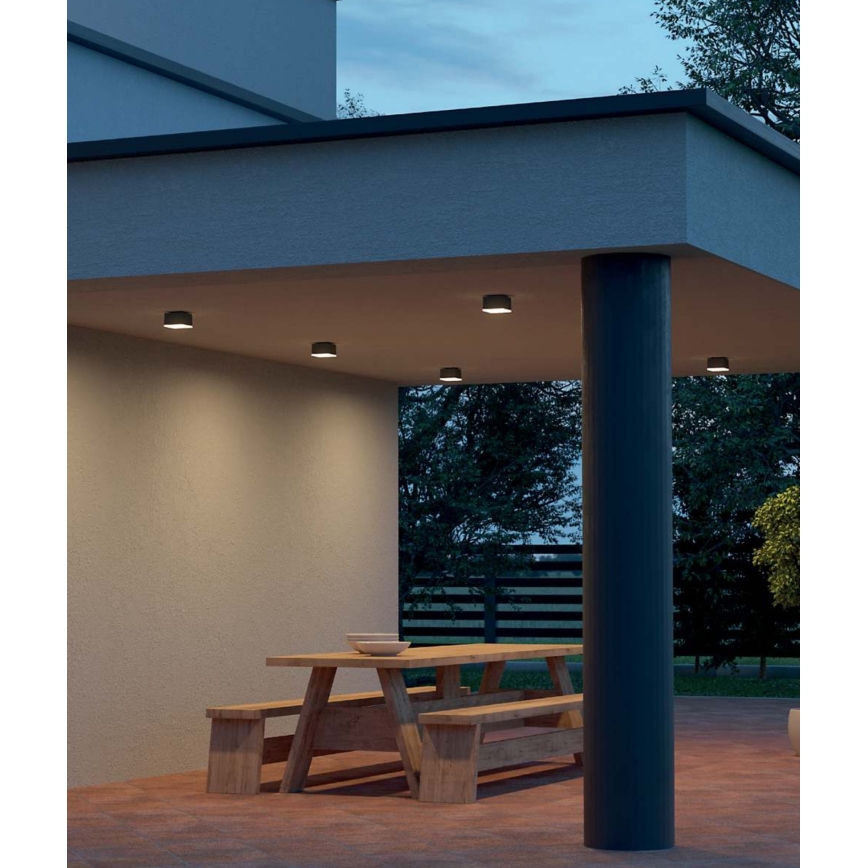 Redo 90109 - Plafonnier LED extérieur AKRON 1xLED/9W/230V IP54