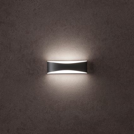 Redo 90126 - Applique murale d'extérieur LED AXEL, 7 W, 230 V, 3000 K, IP65, anthracite