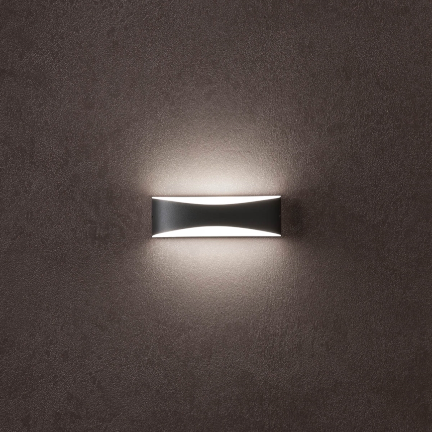 Redo 90126 - Applique murale d'extérieur LED AXEL, 7 W, 230 V, 3000 K, IP65, anthracite