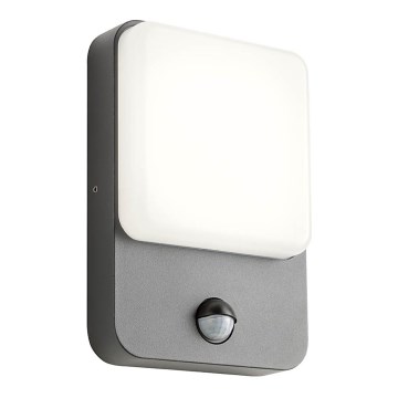 Redo 90133 - Applique murale LED d'extérieur avec détecteur COLIN 1xLED/9W/230V IP54