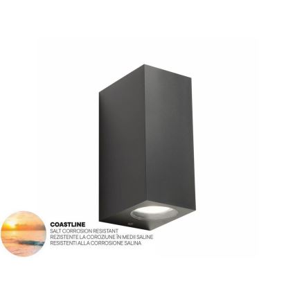 Redo 90152 - Applique murale d'extérieur PUNTA 2xGU10/7W/230V IP44