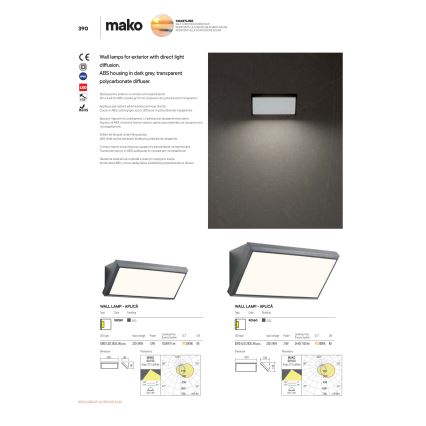 Redo 90159 - Applique murale LED d