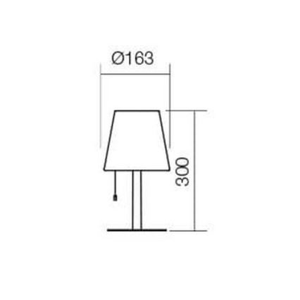 Redo 90165 - Lampe de table d'extérieur LED RGB à intensité variable PINO LED/2,6W/230V 4400 mAh IP44