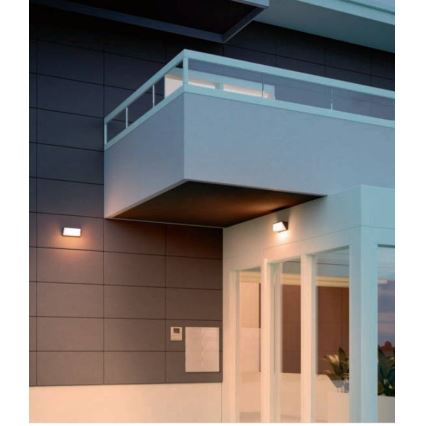 Redo 90238 - Applique murale extérieure SPECTRA LED/16W/230V 3000K IP54 gris