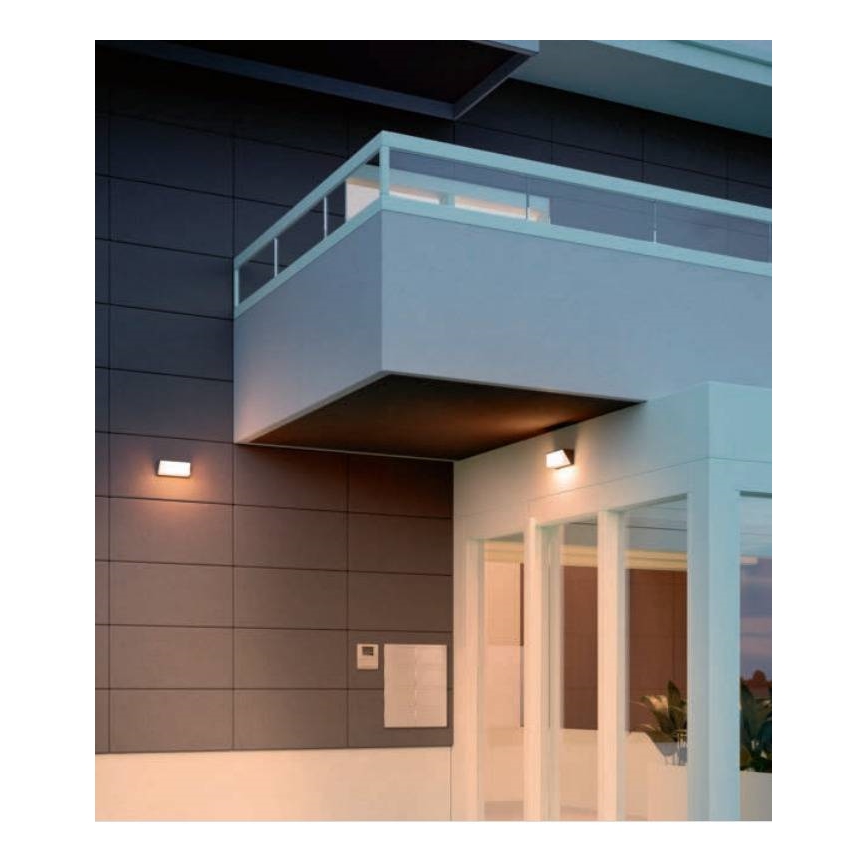 Redo 90238 - Applique murale extérieure SPECTRA LED/16W/230V 3000K IP54 gris