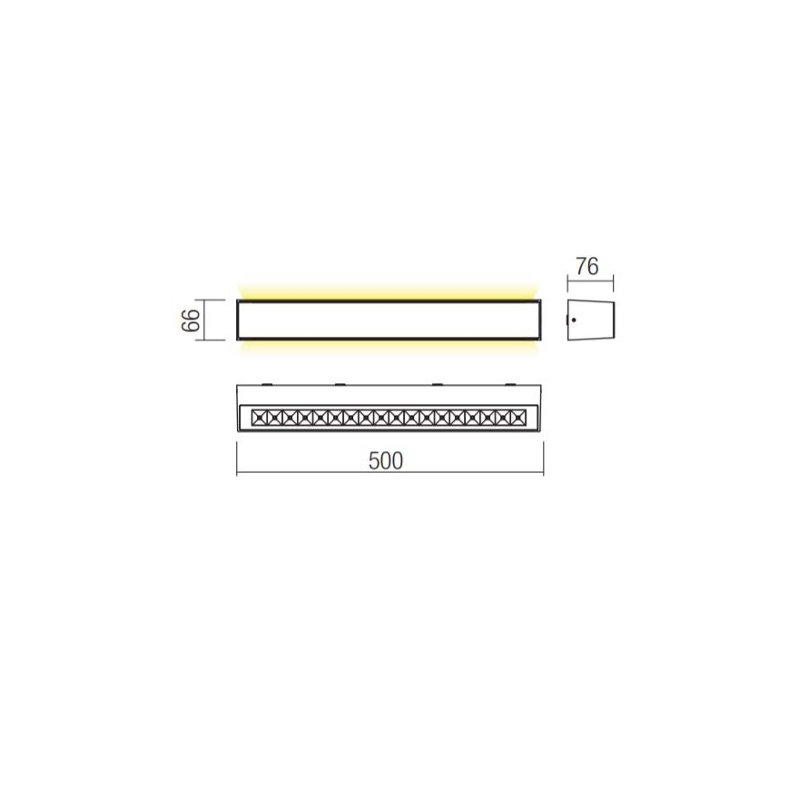 Redo 90261 - Applique murale extérieure AROOS LED/21W/230V 3000K IP65 marron