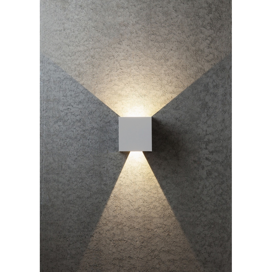 Redo 90294 - Applique murale extérieure LED VARY 2xLED/10W/230V 3000K IP54 blanche