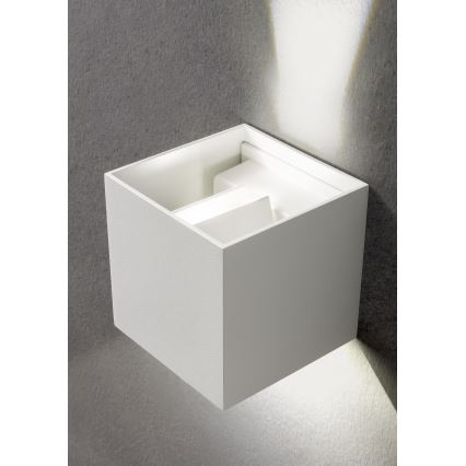 Redo 90294 - Applique murale extérieure LED VARY 2xLED/10W/230V 3000K IP54 blanche