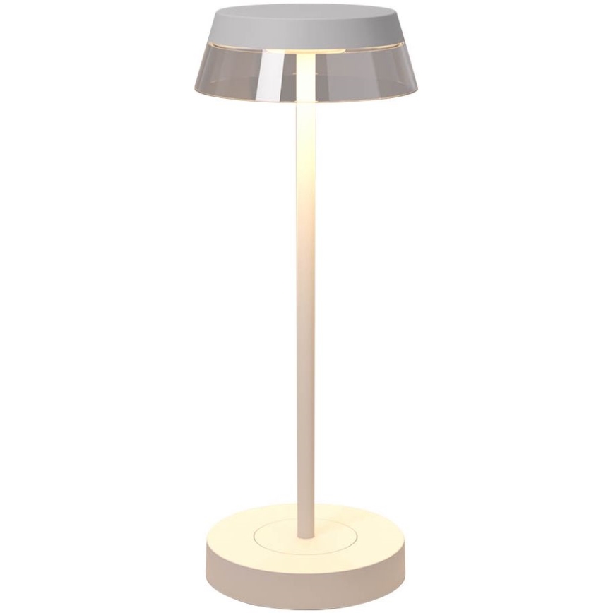 Redo 90306 - Lampe de table tactile LED à intensité variable ILUNA LED/2,5W/5V 2700-3000K 3000 mAh IP65 blanc