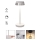 Redo 90306 - Lampe de table tactile à intensité variable ILUNA LED/2,5W/5V 2700-3000K 3000 mAh IP65 blanc
