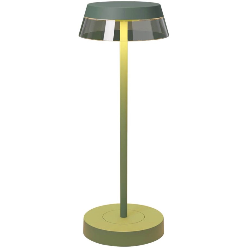 Redo 90309 - Lampe de table tactile à intensité variable ILUNA LED/2,5W/5V 2700-3000K 3000 mAh IP65 vert
