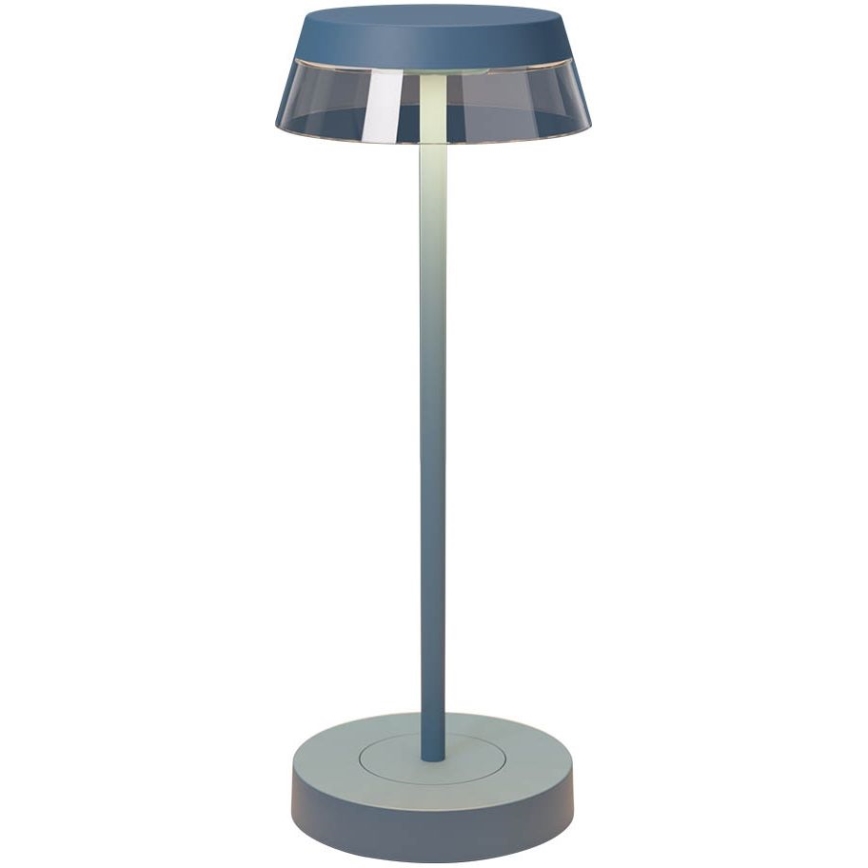 Redo 90310 - Lampe de table tactile à intensité variable ILUNA LED/2,5W/5V 2700-3000K 3000 mAh IP65 bleu