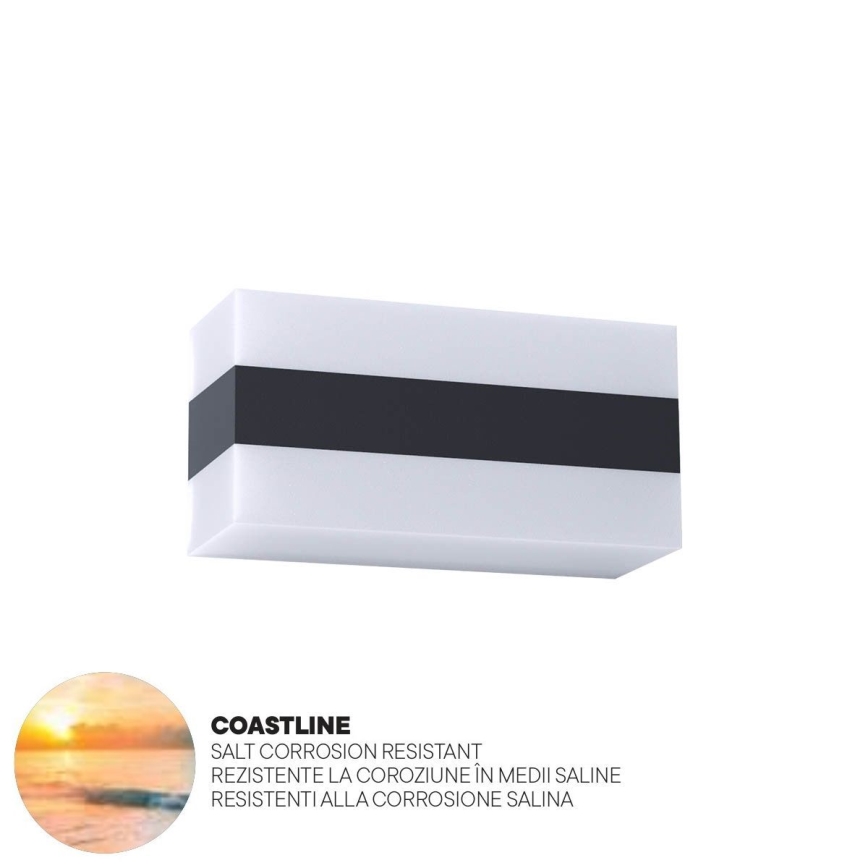 Redo 90326 - LED Applique murale d'extérieur KODIAK LED/8W/230V IP65 blanc/noir