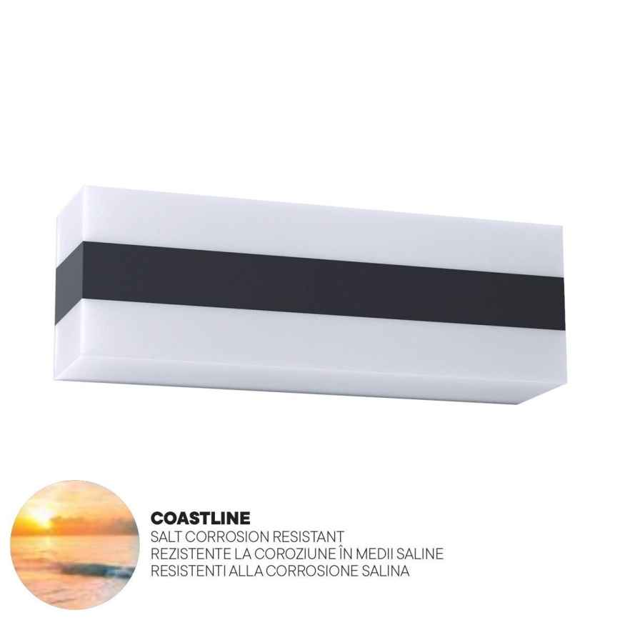 Redo 90330 - LED Applique murale d'extérieur KODIAK LED/12W/230V IP65 blanc/noir