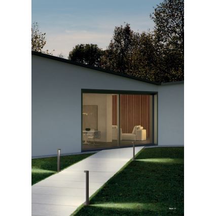 Redo 90365 - Lampe d'extérieur ZEUS LED/11,5W/230V 3000K 75 cm IP54 anthracite