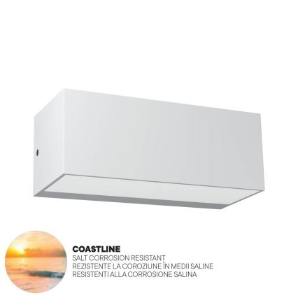 Redo 90373 - LED Applique murale d'extérieur LAMPRIS LED/13W/230V IP65 blanc