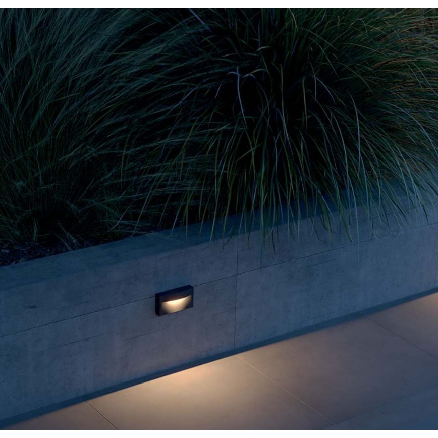 Redo 90426 - Applique murale LED extérieure POLIFEMO LED/8W/230V IP65 anthracite