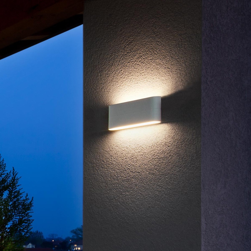 Redo 90451 - LED Applique murale extérieure KLIPPE LED/24W/230V 3000K IP54 blanc