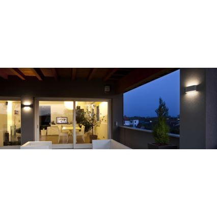 Redo 90452 - Applique murale d'extérieur LED KLIPPE LED/24W/230V 3000K IP54 anthracite