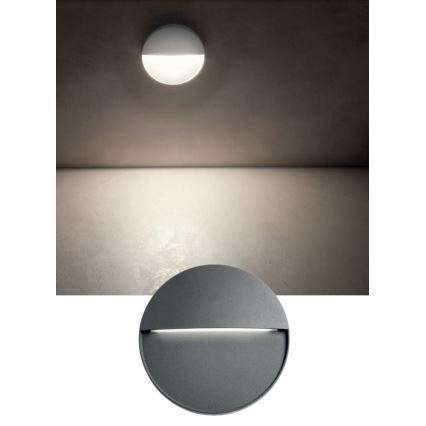 Redo 90473 - Applique murale LED extérieure LANDER LED/3W/230V IP54 anthracite