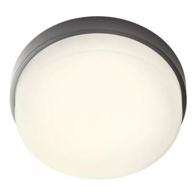 Redo 90516 - Plafonnier extérieur URANIA LED/10W/230V d. 16 cm IP65 anthracite