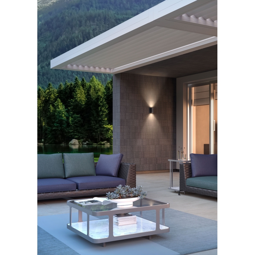 Redo 90530 - Applique murale extérieure BRIO LED/10W/230V 3000K IP54 anthracite