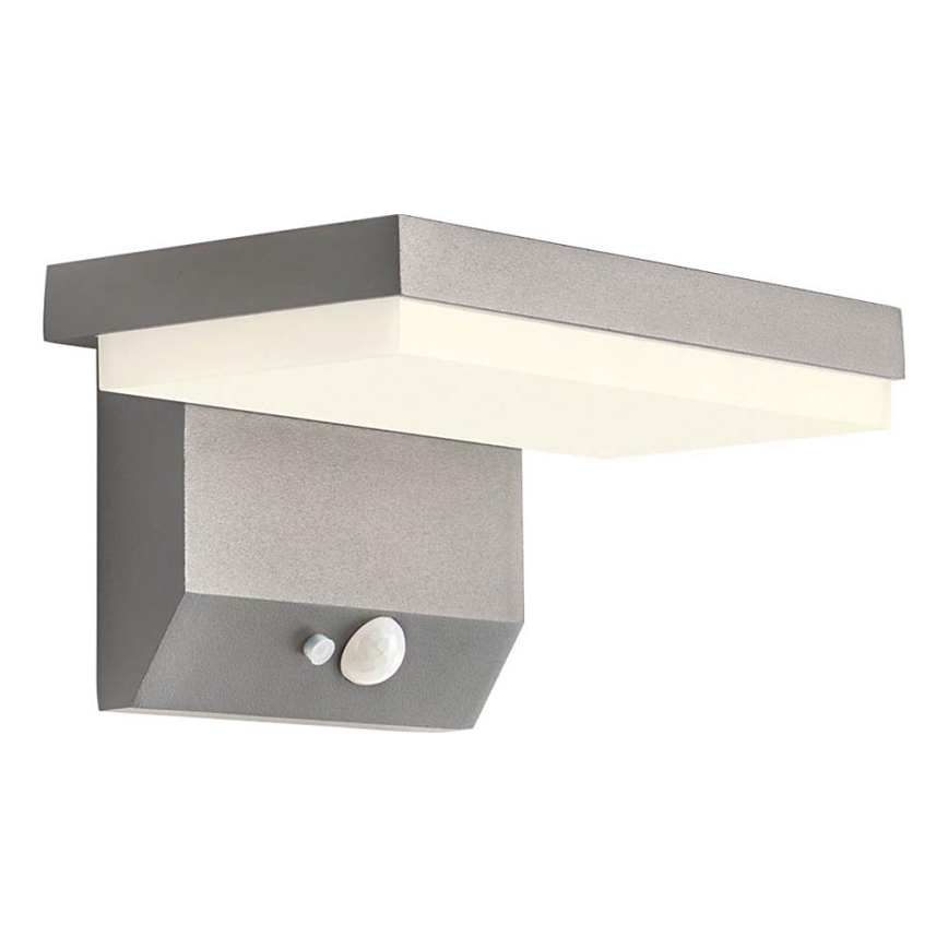 Redo 90535 - Applique murale solaire avec détecteur TAIYO LED/2W/3,7V 3000K 2200 mAh IP54 anthracite