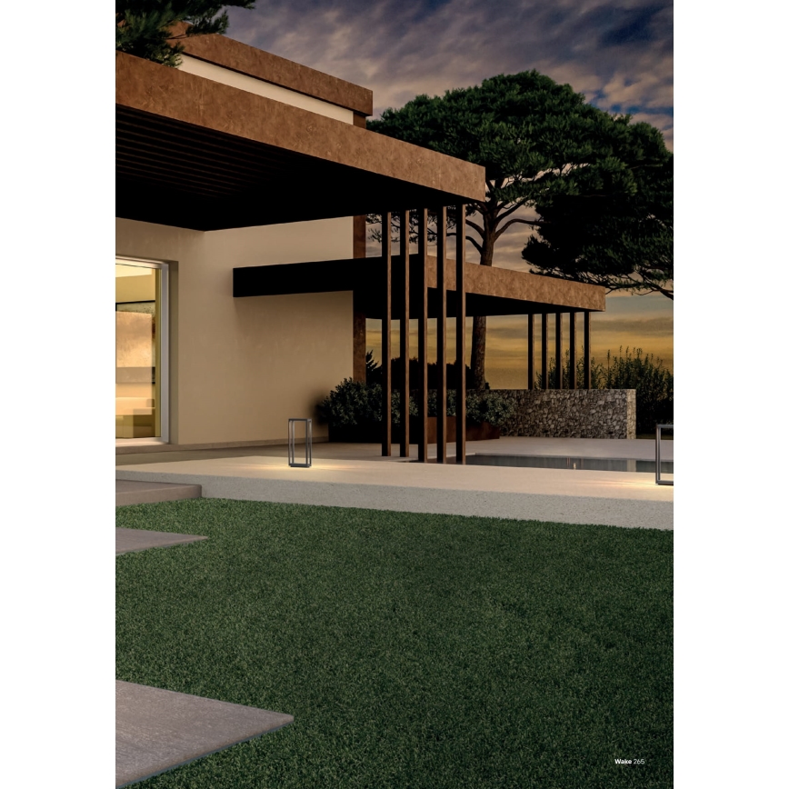 Redo 90580 - Lampe d'extérieur LED WAKE LED/8W/230V 3000K 20 cm IP65 anthracite