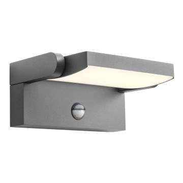 Redo 90587 - Applique murale extérieure avec détecteur FLIP LED/20W/230V CRI 90 3000K IP54 anthracite