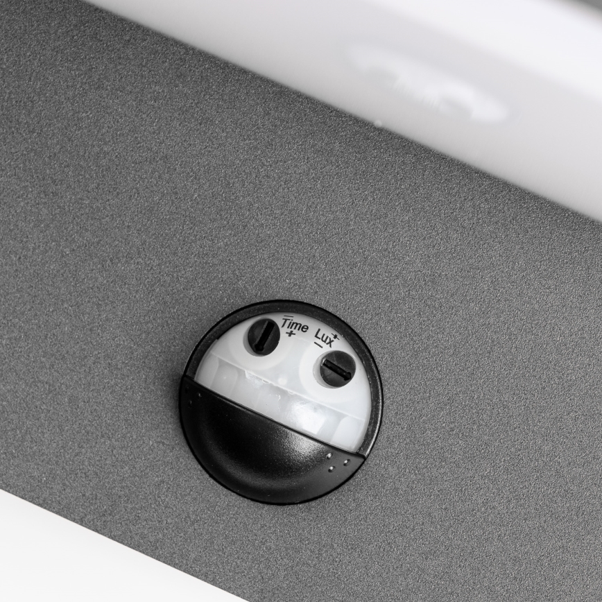 Redo 90587 - Applique murale extérieure avec détecteur FLIP LED/20W/230V CRI 90 3000K IP54 anthracite