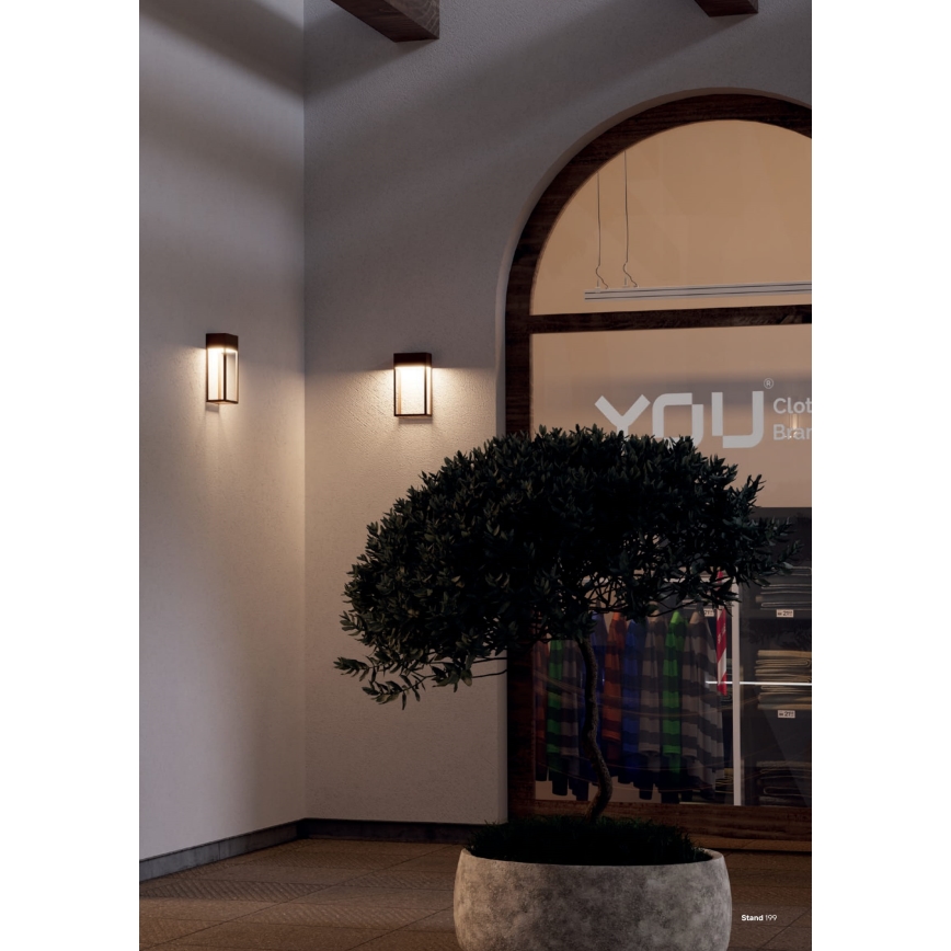 Redo 90603 - Applique murale d'extérieur STAND LED/20W/230V 3000K CRI 90 IP65 anthracite