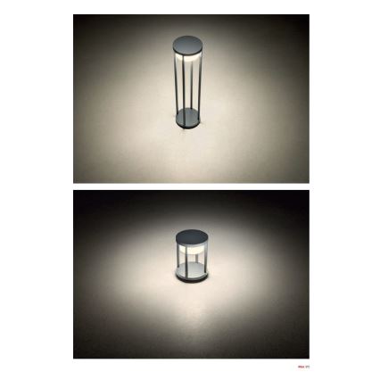 Redo 90676 - Lampe d'extérieur LED MAX/15W/230V 2700K 80 cm IP65 anthracite