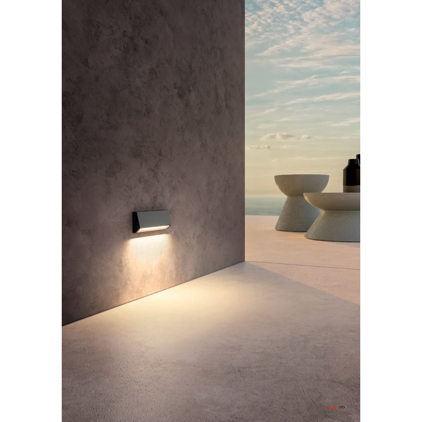 Redo 90679 - Luminaire d'orientation extérieur ANDER LED/3W/230V 3000K IP65 anthracite