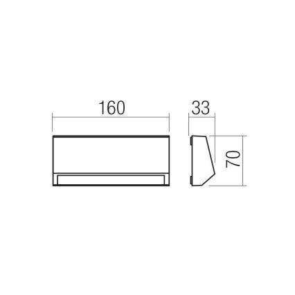 Redo 90679 - Luminaire d'orientation extérieur ANDER LED/3W/230V 3000K IP65 anthracite