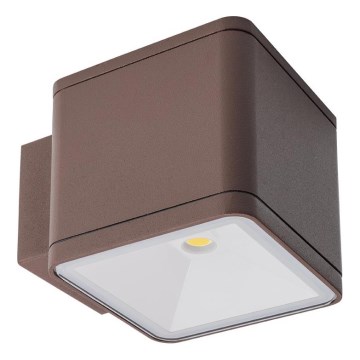 Redo 9080 - Applique murale extérieure BETA LED/6W/230V 3000K IP54 marron
