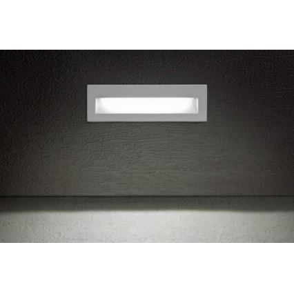 Redo 9091 - Éclairage d'escalier extérieur IGOR LED/6W/230V 3000K IP54 blanc