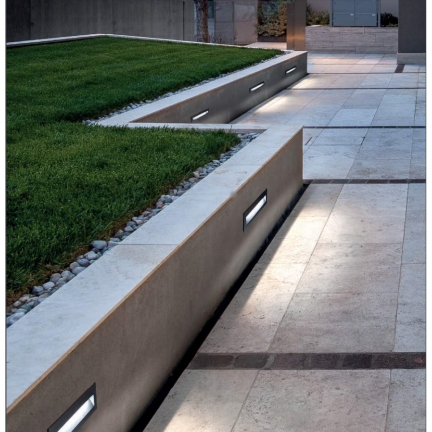 Redo 9092-LED Applique d'orientation extérieure IGOR — LED 6W, 230V, 3000K, IP54, anthracite