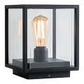 Redo 9109 - Lampe d'extérieur VITRA 1xE27/15W/230V IP54 noire