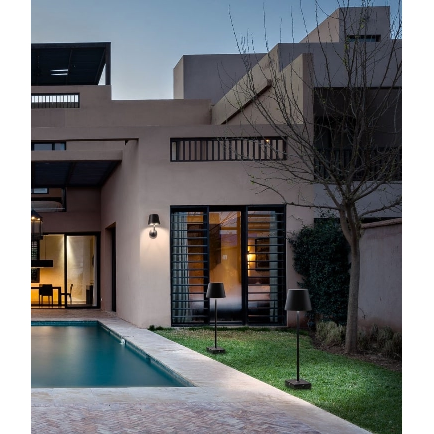 Redo 9125 - Applique murale extérieure LED GIORGIO LED/7W/230V IP65 noir