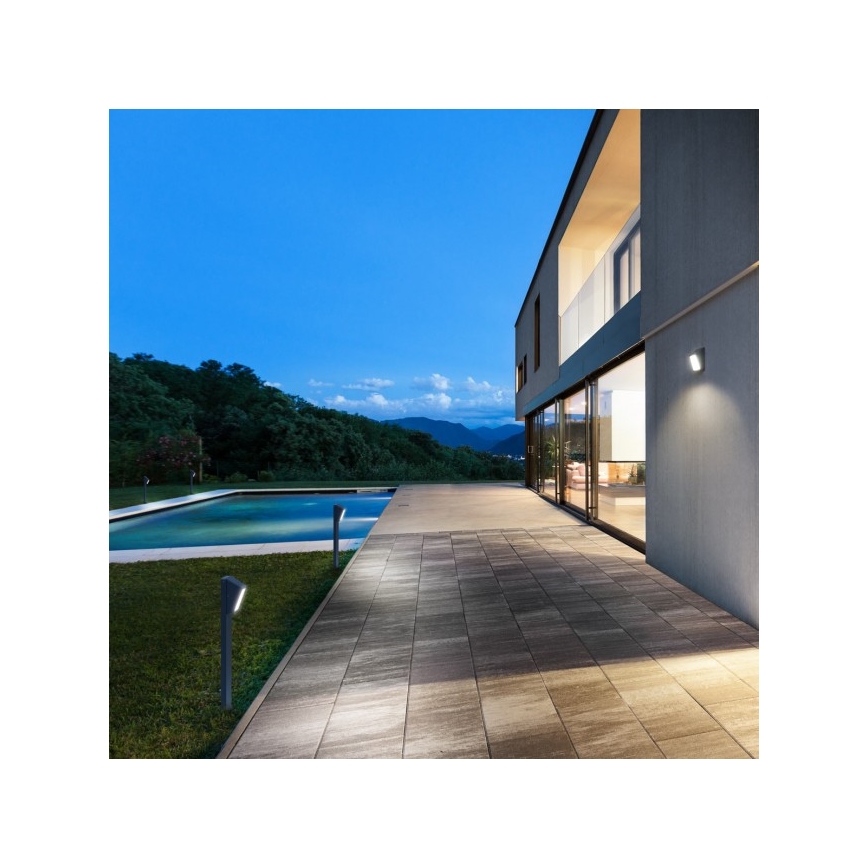 Redo 9168 - Lampe LED extérieure ARGES LED/3W/230V IP54 marron