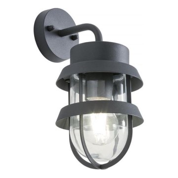 Redo 9498 - Applique murale extérieure CLAUT 1xE27/42W/230V IP44 anthracite