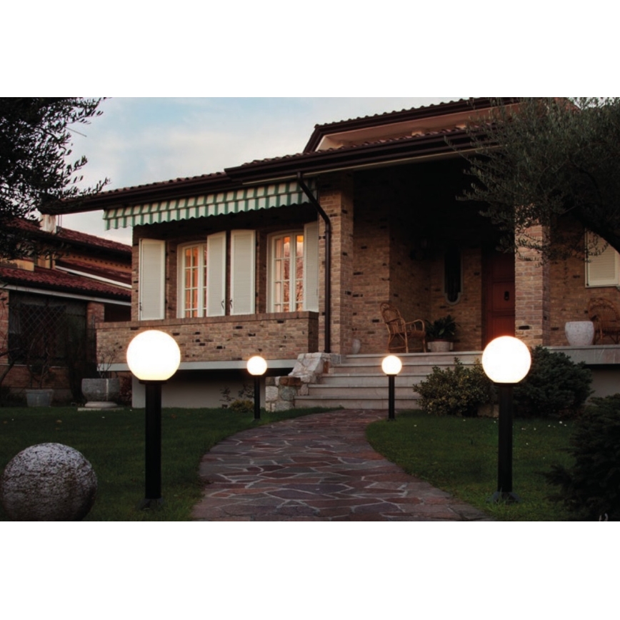 Redo 9780 - Lampe d'extérieur SFERA 1xE27/42W/230V IP44 25x75 cm blanc
