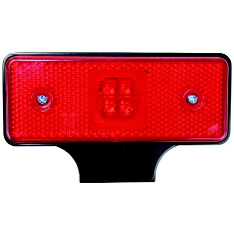 Réflecteur SINGLE LED/0,2W/12-24V IP67 rouge