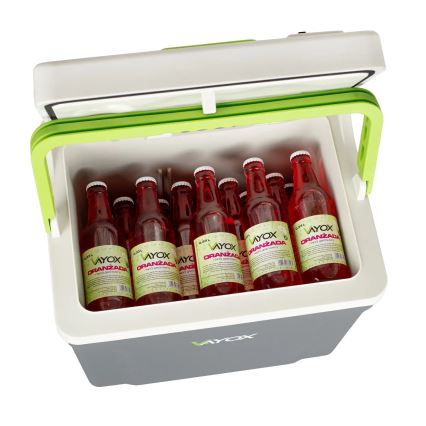 Réfrigérateur de voyage avec fonction de chauffage 27 l 230V/12V/24V gris