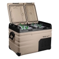 Réfrigérateur portable de voiture avec écran LCD 39 l 230V/12V/24V marron