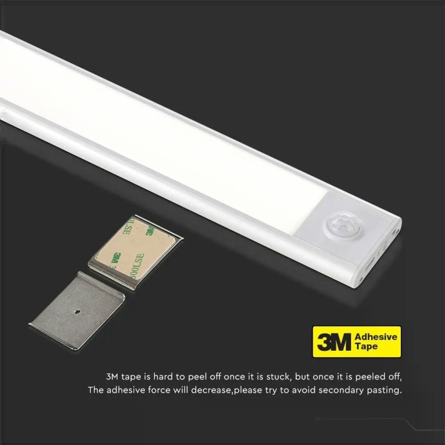 Réglette de cuisine avec détecteur LED/1,5W/5V 1500 mAh 4000K