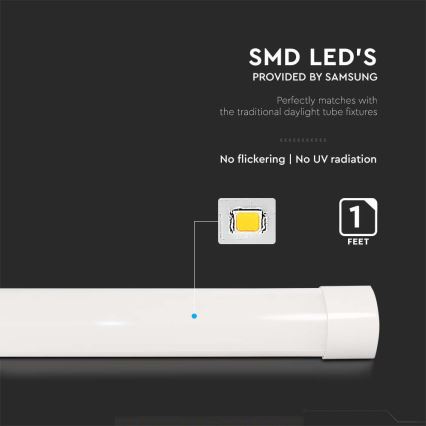 Réglette de cuisine LED/10W/230V 6500K 30 cm