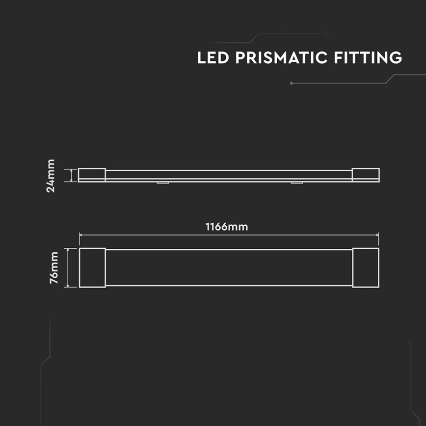 Réglette de cuisine LED/40W/230V 4000K 116 cm