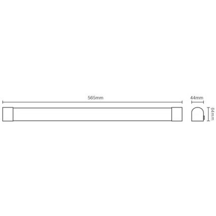 Réglette LED de cuisine LED/15W/230V IP44