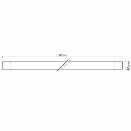 Réglette LED pour meuble de cuisine LED/40W/230V 4000K IP40